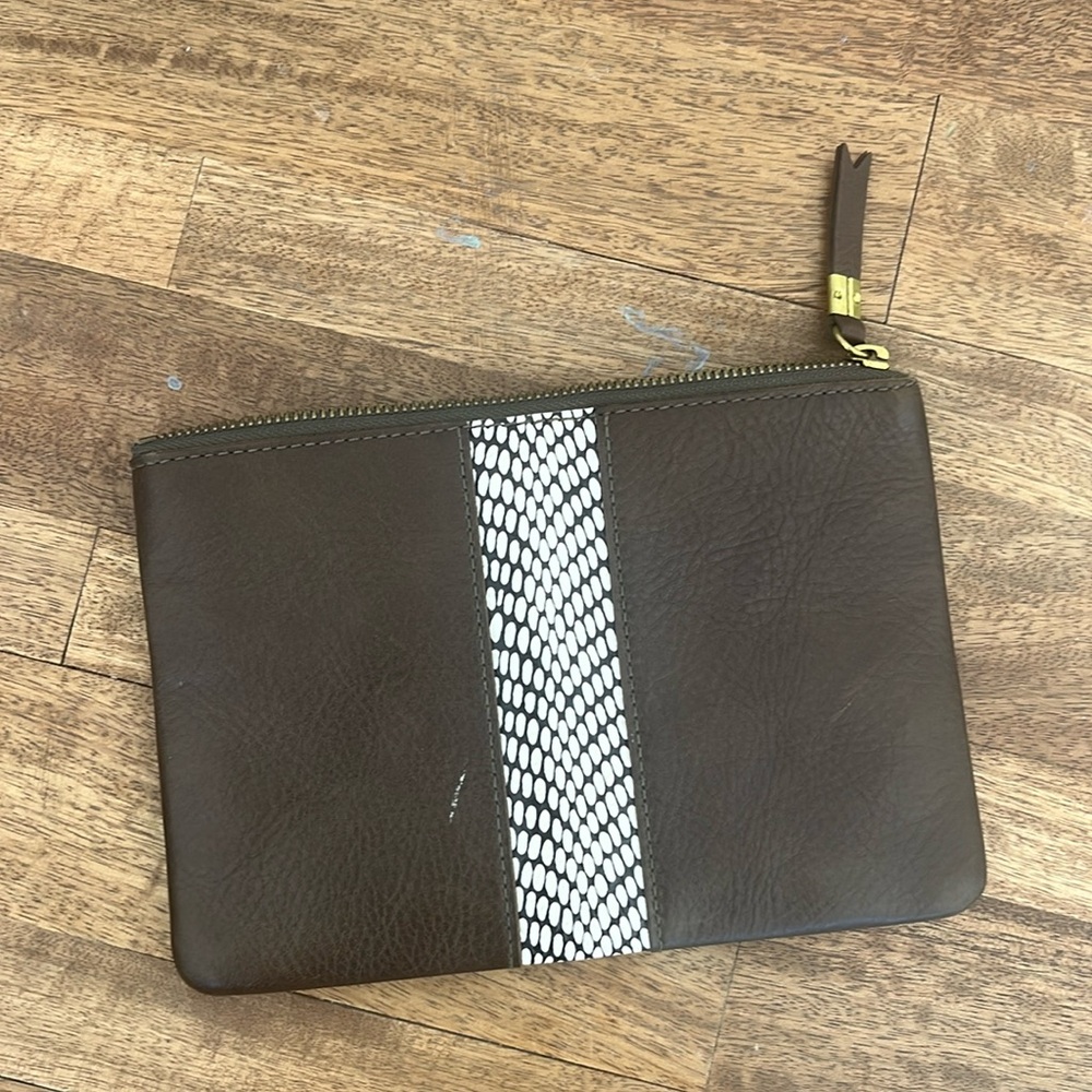 Madewell Brown Clutch